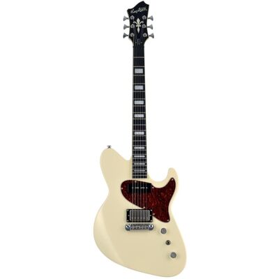 Hagstrom Guitare électrique, Adina, Creme (Guitare électrique, Acajou, Érable, Érable flamboyant), Guitare, Blanc Hagstrom Guitare électrique, Adina, Creme (Guitare électrique, Acajou, Érable, Érable flamboyant), Guitare, Blanc