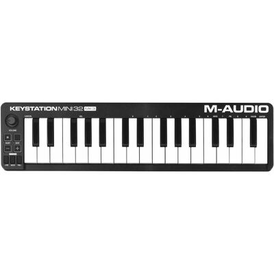 M-Audio Keystation Mini 32 MK3 (Clavier), Contrôleur MIDI, Noir, Blanc M-Audio Keystation Mini 32 MK3 (Clavier), Contrôleur MIDI, Noir, Blanc