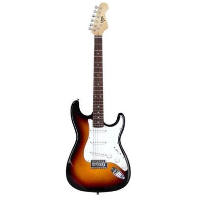 V-TONE EST 22 SB 4/4 Stratocas. (Guitare électrique, Arbre Phoenix, Érable), Guitare, Bronze, Orange, Multicolore, Blanc V-TONE EST 22 SB 4/4 Stratocas. (Guitare électrique, Arbre Phoenix, Érable), Guitare, Bronze, Orange, Multicolore, Blanc