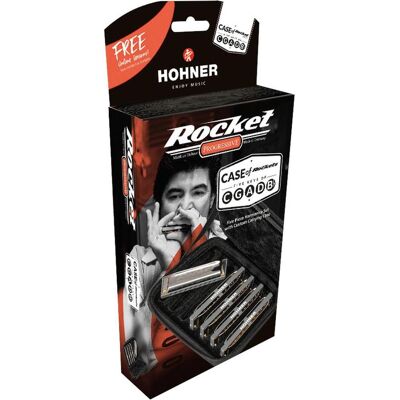 Hohner Rocket C/G/A/D/Bb diatonic mondharmonica - set van 5 (Harmonica, Diatonique), Instrument à vent, Multicolore Hohner Rocket C/G/A/D/Bb diatonic mondharmonica - set van 5 (Harmonica, Diatonique), Instrument à vent, Multicolore