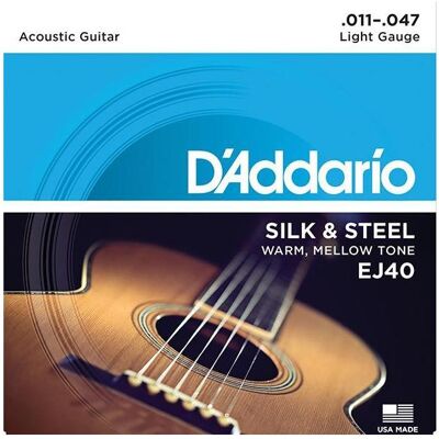 D'Addario EJ40 (6x, Guitare, 0.05"), Corde de guitare D'Addario EJ40 (6x, Guitare, 0.05"), Corde de guitare