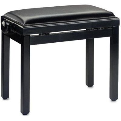 Stagg PB39 BKP SBK - Banc de piano, noir brillant, avec assise en vinyle noir - noir, Instrument de musique à clavier : accessoires, Noir Stagg PB39 BKP SBK - Banc de piano, noir brillant, avec assise en vinyle noir - noir, Instrument de musique à clavier : accessoires, Noir
