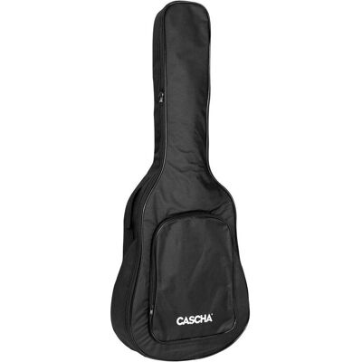 Cascha Housse de guitare acoustique – Housse standard pour guitare acoustique, Boîtier + housse pour instrument, Noir Cascha Housse de guitare acoustique – Housse standard pour guitare acoustique, Boîtier + housse pour instrument, Noir