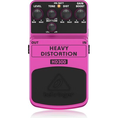 Behringer HD300 (Guitare), Pédale d'effet, Noir Behringer HD300 (Guitare), Pédale d'effet, Noir