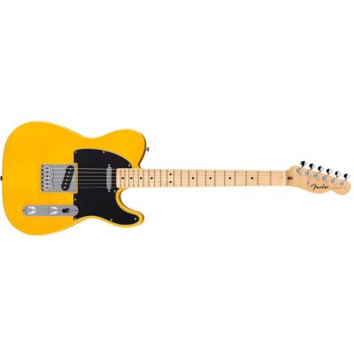 Fender Standard Telecaster, Butterscotch Blonde MN (Guitare électrique, Corps : Peuplier, Manche : Érable avec finition satinée), Guitare, Marron Fender Standard Telecaster, Butterscotch Blonde MN (Guitare électrique, Corps : Peuplier, Manche : Érable avec finition satinée), Guitare, Marron