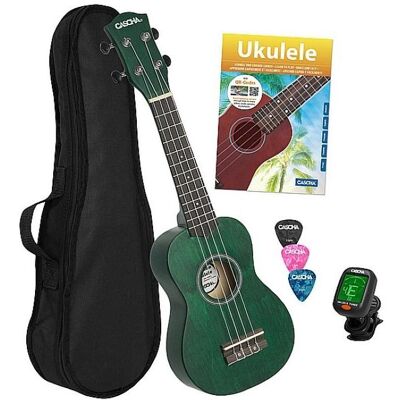 Cascha HH 3972 EN Ukulélé Soprano Vert (Soprano), Ukulélé, Vert Cascha HH 3972 EN Ukulélé Soprano Vert (Soprano), Ukulélé, Vert
