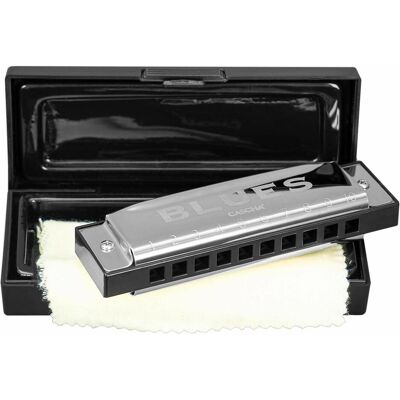 Cascha HH 2007 (Harmonica, Diatonique), Instrument à vent, Noir, Argent Cascha HH 2007 (Harmonica, Diatonique), Instrument à vent, Noir, Argent