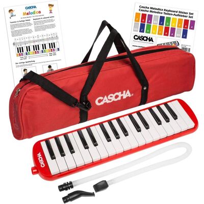 Cascha HH2059 Mélodica – Rouge – 32 touches – Étui de transport inclus (Mélodica), Instrument à vent, Rouge Cascha HH2059 Mélodica – Rouge – 32 touches – Étui de transport inclus (Mélodica), Instrument à vent, Rouge