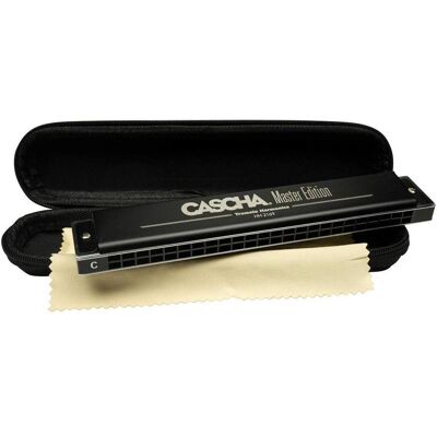 Cascha Harmonica trémolo HH 2169 Master Edition – Diatonique en do – 24 trous (Harmonica, Diatonique), Instrument à vent, Noir Cascha Harmonica trémolo HH 2169 Master Edition – Diatonique en do – 24 trous (Harmonica, Diatonique), Instrument à vent, Noir