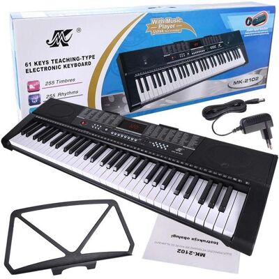 No Name MK 2102 KEYBOARD Touches de piano pour enfants pour l'enseignement, Synthétiseur, Multicolore No Name MK 2102 KEYBOARD Touches de piano pour enfants pour l'enseignement, Synthétiseur, Multicolore