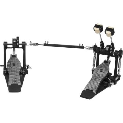 Stagg Pedale Doppio per Grancassa, Batterie, Noir Stagg Pedale Doppio per Grancassa, Batterie, Noir