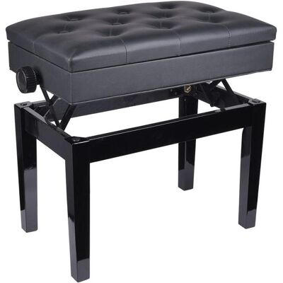 V-tone BENCH 2 BK piano bench with storage, Instrument de musique à clavier : accessoires, Noir V-tone BENCH 2 BK piano bench with storage, Instrument de musique à clavier : accessoires, Noir