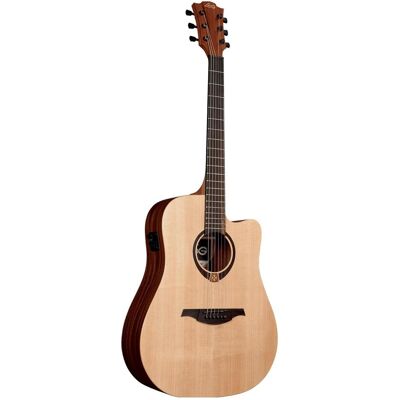 Lâg Guitars LÂG Tramontane T70DCE Dreadnought Cutaway Electro (Guitare acoustique, Acajou, Brankowood, Épicéa de Sitka, Okoume), Guitare, Marron Lâg Guitars LÂG Tramontane T70DCE Dreadnought Cutaway Electro (Guitare acoustique, Acajou, Brankowood, Épicéa de Sitka, Okoume), Guitare, Marron