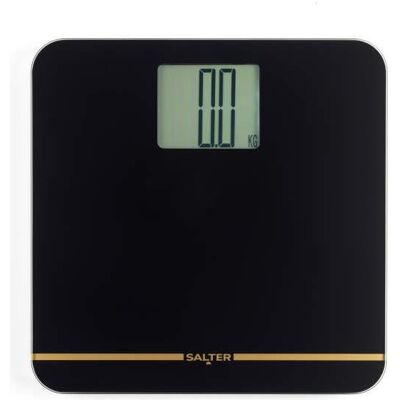Salter, Pèse-personne, 9075 BGFEU12 Max Electronic Bathroom Scale, Black/Gold (250 kg) Salter, Pèse-personne, 9075 BGFEU12 Max Electronic Bathroom Scale, Black/Gold (250 kg)