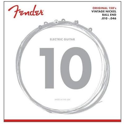 Fender Original 150's Regular 010/046 (6x, Guitare électrique, 0.05"), Corde de guitare Fender Original 150's Regular 010/046 (6x, Guitare électrique, 0.05"), Corde de guitare