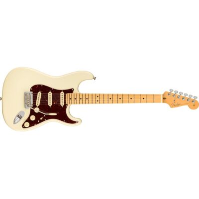 Fender American Professional II Stratocaster Olympic White MN elektrische gitaar met koffer (Guitare classique), Guitare, Blanc Fender American Professional II Stratocaster Olympic White MN elektrische gitaar met koffer (Guitare classique), Guitare, Blanc