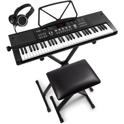 Max Music KB15 Set (61 Boutons), Synthétiseur, Noir Max Music KB15 Set (61 Boutons), Synthétiseur, Noir