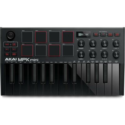 Akai MPKmini (Clavier), Contrôleur MIDI, Noir Akai MPKmini (Clavier), Contrôleur MIDI, Noir