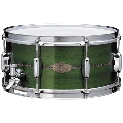 Tama SP1465 2025 Simon Phillips 14x6.5 Signature snaredrum, Batterie, Vert, Argent Tama SP1465 2025 Simon Phillips 14x6.5 Signature snaredrum, Batterie, Vert, Argent