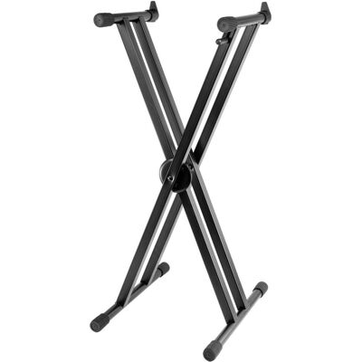 Kisai KSX-05 (Clavier), Pied + support pour instrument, Noir Kisai KSX-05 (Clavier), Pied + support pour instrument, Noir