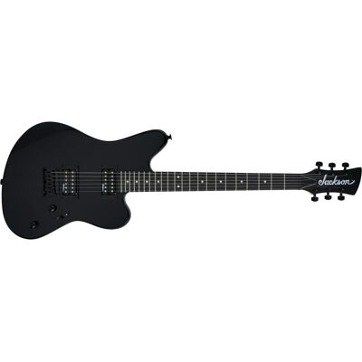 Jackson JS22 Surfcaster Electric Guitar, Gloss Black (Guitare électrique, Amarante, Érable, Peuplier), Guitare, Noir Jackson JS22 Surfcaster Electric Guitar, Gloss Black (Guitare électrique, Amarante, Érable, Peuplier), Guitare, Noir
