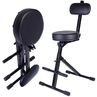 Donner HG1 Stuhl für Musiker Gitarrist Hochhocker (Chaise de musicien), Instrument : accessoires Donner HG1 Stuhl für Musiker Gitarrist Hochhocker (Chaise de musicien), Instrument : accessoires
