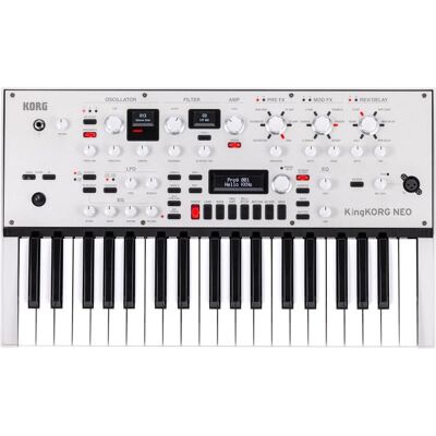 Korg King Neo -syntetisaattori, Synthétiseur, Argent, Blanc Korg King Neo -syntetisaattori, Synthétiseur, Argent, Blanc