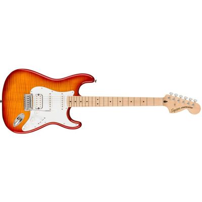 Fender Affinity Series Stratocaster FMT HSS MN Sienna Sunburst électrique gitaar (Guitare électrique), Guitare, Marron Fender Affinity Series Stratocaster FMT HSS MN Sienna Sunburst électrique gitaar (Guitare électrique), Guitare, Marron