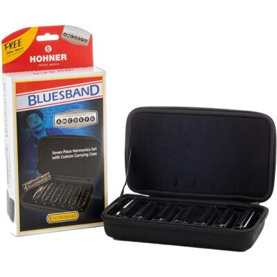 Hohner Set Blues Band (Harmonica, Diatonique), Instrument à vent, Noir Hohner Set Blues Band (Harmonica, Diatonique), Instrument à vent, Noir