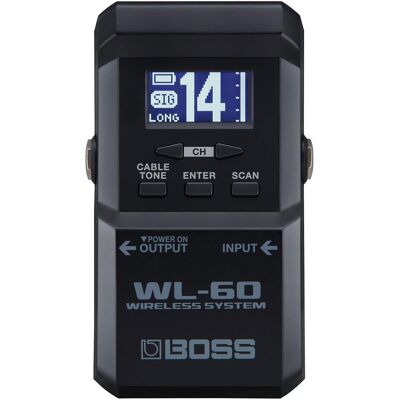 Boss (Electronics) Système sans fil WL-60 (Système sans fil), Instrument : accessoires, Noir Boss (Electronics) Système sans fil WL-60 (Système sans fil), Instrument : accessoires, Noir