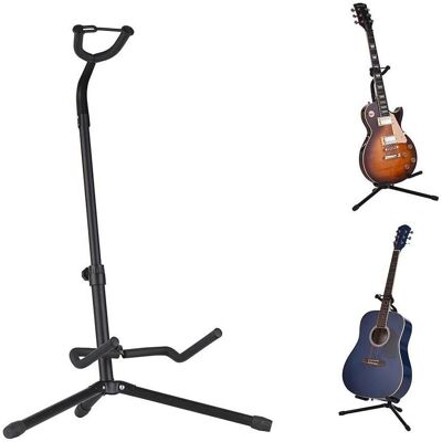 Mozo Pied de guitare Gsone (Contrebasse, Guitare, Guitare électrique), Pied + support pour instrument, Noir Mozo Pied de guitare Gsone (Contrebasse, Guitare, Guitare électrique), Pied + support pour instrument, Noir