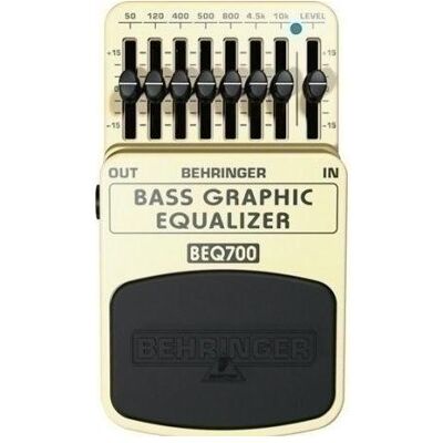 Behringer Égaliseur graphique de basses BEQ700 (Clavier, Contrebasse), Pédale d'effet, Noir, Jaune Behringer Égaliseur graphique de basses BEQ700 (Clavier, Contrebasse), Pédale d'effet, Noir, Jaune