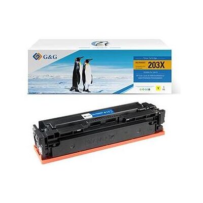 G&G, Toner, kompatibel Toner mit HP CF542X, NT-PH203XY, HP 203X, yellow, 2500S, high capacity (Y) G&G, Toner, kompatibel Toner mit HP CF542X, NT-PH203XY, HP 203X, yellow, 2500S, high capacity (Y)
