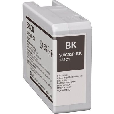 Epson Cartouche d'impression, Tinte schwarz 80ml CW D6000/6500 Epson Cartouche d'impression, Tinte schwarz 80ml CW D6000/6500