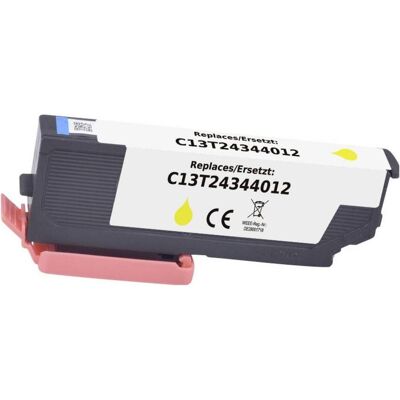 Renkforce, Cartouche d'impression, Druckerpatrone ersetzt Epson T2434XL 24XL C13T24344012 Kompatibel Gelb RF-ET2434XLY (Y) Renkforce, Cartouche d'impression, Druckerpatrone ersetzt Epson T2434XL 24XL C13T24344012 Kompatibel Gelb RF-ET2434XLY (Y)