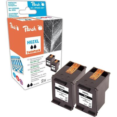 Peach, Cartouche d'impression, C2P05AE 62XL Twinpack (CF) Peach, Cartouche d'impression, C2P05AE 62XL Twinpack (CF)