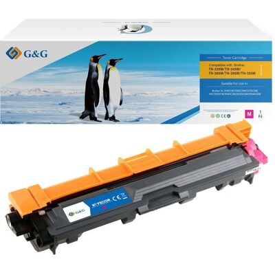 G&G, Toner, kompatibel Toner mit Brother TN241M, NT-PB221M, magenta, 1400S (M) G&G, Toner, kompatibel Toner mit Brother TN241M, NT-PB221M, magenta, 1400S (M)