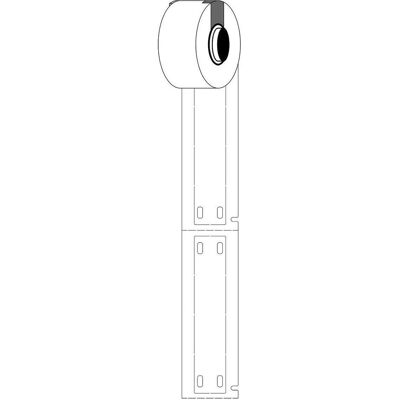 Brady, Rouleau d’étiquettes, M6-15x75-7643-WT, Étiquettes de câble sans support, blanc, mat, 15.00 x 75.00 mm, non adhésives (50 (39.67 mm) Brady, Rouleau d’étiquettes, M6-15x75-7643-WT, Étiquettes de câble sans support, blanc, mat, 15.00 x 75.00 mm, non adhésives (50 (39.67 mm)