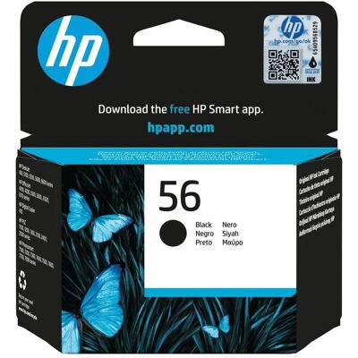 HP Cartouche d'impression, TIN # 56 C6656AE BLACK (CF) HP Cartouche d'impression, TIN # 56 C6656AE BLACK (CF)
