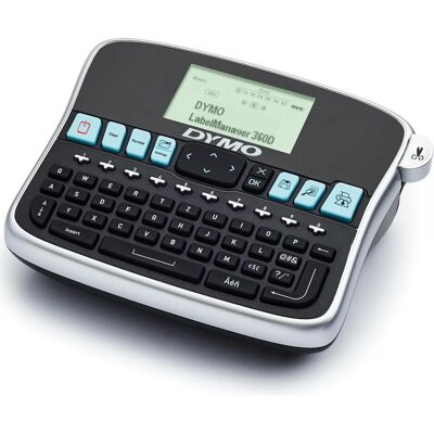 Dymo LabelManager 360D, Étiqueteuse, Noir, Argent Dymo LabelManager 360D, Étiqueteuse, Noir, Argent