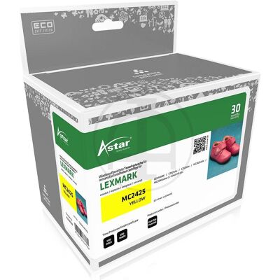 Astar, Toner, AS20336 LEXMARK C242XY0 toner yellow return 3500pages (Y) Astar, Toner, AS20336 LEXMARK C242XY0 toner yellow return 3500pages (Y)