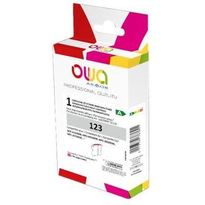 Armor OWA, Cartouche d'impression, K20536OW - Compatible - magenta - Brother - emballage individuel - 1 pièce(s) - LC-123M (M) Armor OWA, Cartouche d'impression, K20536OW - Compatible - magenta - Brother - emballage individuel - 1 pièce(s) - LC-123M (M)