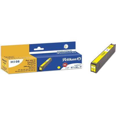 Pelikan Cartouche d'impression, H108 CN628AE - HP971XL (Y) Pelikan Cartouche d'impression, H108 CN628AE - HP971XL (Y)