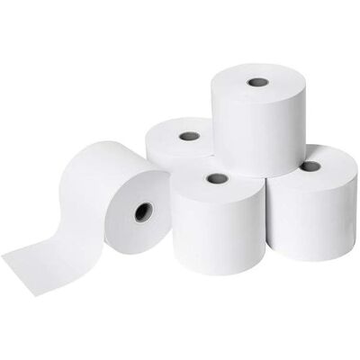 Olympia Rouleau de papier thermique, Papierrolle 80 mm / 50 m 5 Stück Olympia Rouleau de papier thermique, Papierrolle 80 mm / 50 m 5 Stück