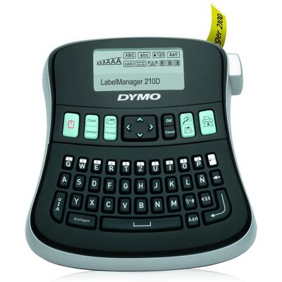 Dymo LabelManager 210D, Étiqueteuse, Argent, Noir Dymo LabelManager 210D, Étiqueteuse, Argent, Noir