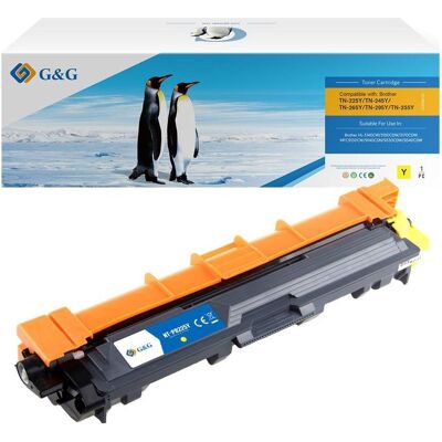 G&G, Toner, kompatibel Toner mit Brother TN241Y, NT-PB221Y, yellow, 1400S (Y) G&G, Toner, kompatibel Toner mit Brother TN241Y, NT-PB221Y, yellow, 1400S (Y)