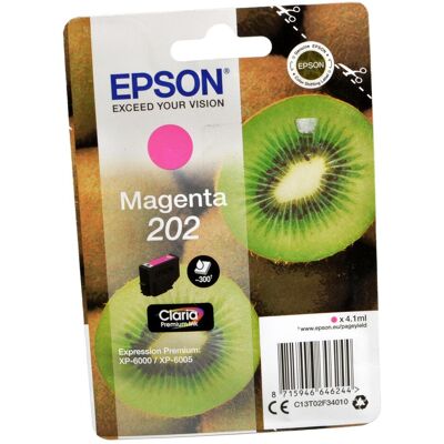 Epson Cartouche d'impression, 202 Prime à la clariose (M) Epson Cartouche d'impression, 202 Prime à la clariose (M)