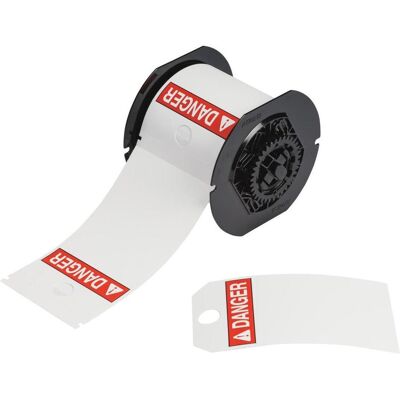 Brady, Rouleau d’étiquettes, Verrouillage en polyester imprimable Brady, Rouleau d’étiquettes, Verrouillage en polyester imprimable