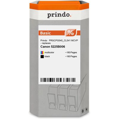 Prindo, Cartouche d'impression, PRSCPG540 CL541 MCVP PG540/CL541 (CF, CL) Prindo, Cartouche d'impression, PRSCPG540 CL541 MCVP PG540/CL541 (CF, CL)