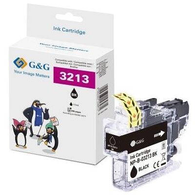 G&G, Cartouche d'impression, XL-Patrone kompatibel mit Brother LC-3213BK (CF) G&G, Cartouche d'impression, XL-Patrone kompatibel mit Brother LC-3213BK (CF)